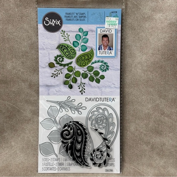 Sizzix David Tutera
Eucalyptus & Florish
Framelits W/ Stamps 663128 - Picture 1 of 5